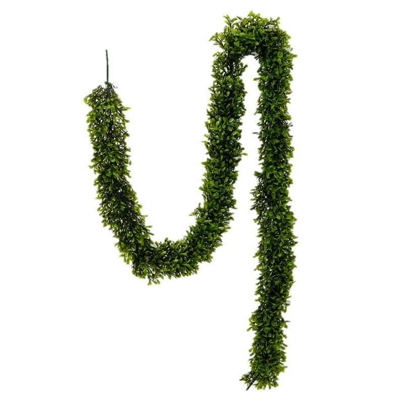 The Holiday Aisle® 5.5' Artificial Hanging Topiary Garland Wayfair